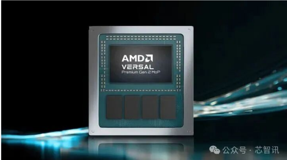 ͼ��չʾ�� AMD Versal Premium Gen 2 MoP оƬ����д��ͼ��ͻ��������ƺ�Ʒ�Ʊ�ʶ��